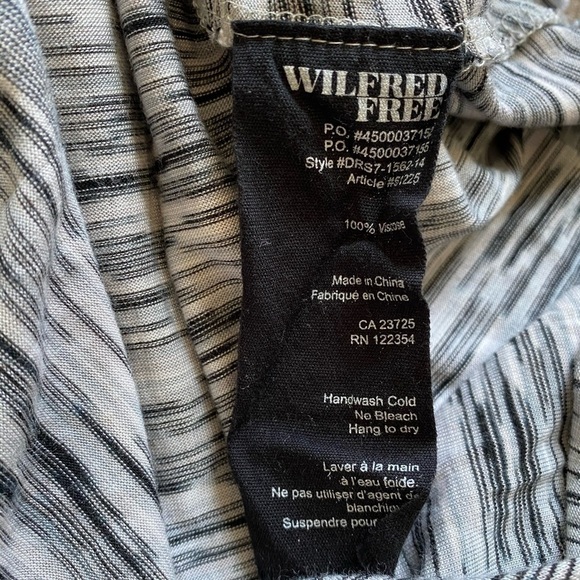 Aritzia Wilfred Free Grey And White Tunic - Picture 6 of 6